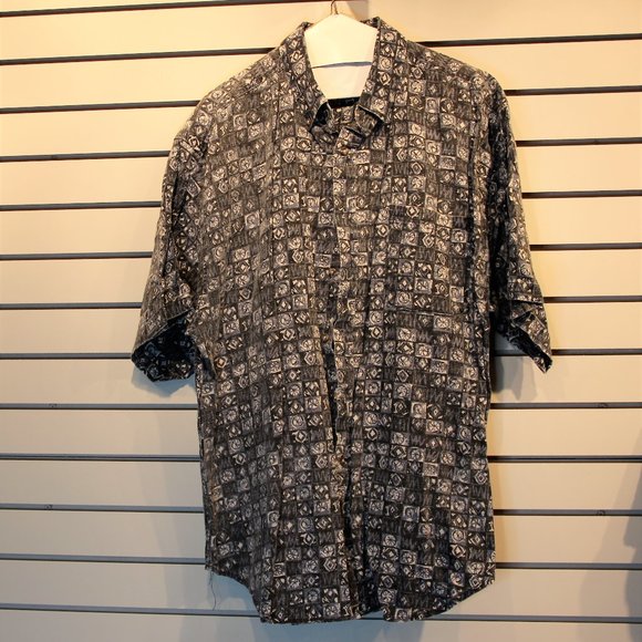 Men's printed shirt s/s - Picture 1 of 3